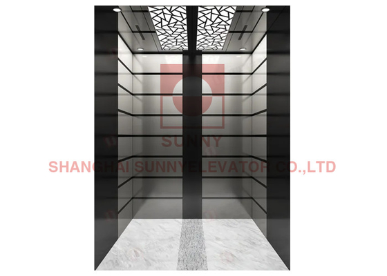 6 uso eficaz da energia de aço inoxidável do elevador 0.4m/s do elevador do passageiro da pessoa