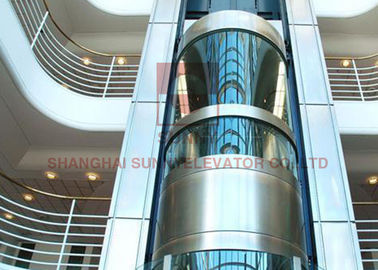 elevador panorâmico Sightseeing do elevador da movimentação de 1000kg VVVF para o shopping