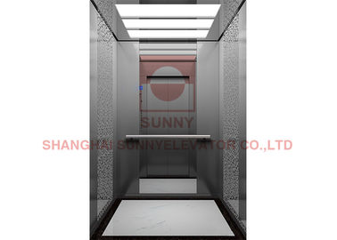 elevador de aço inoxidável do passageiro da casa de campo do elevador 450kg com sistema de controlo do elevador de VVVF