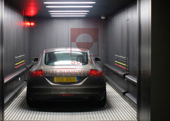 0.25m/S segurança mecânica do elevador de aço inoxidável do automóvel da carga 5000kg