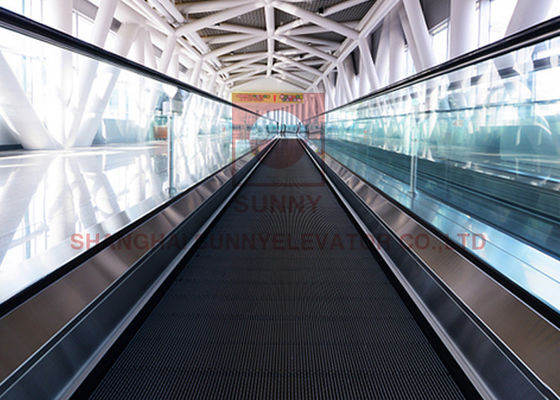 Escada rolante lisa horizontal econômica do aeroporto do supermercado 1400mm