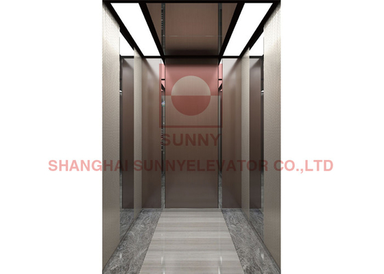 1000 kg Sala de máquinas do elevador hidráulico para passageiros Menos VVVF Sistema de controlo do elevador