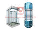 Painel de vidro de aço inoxidável Elevador de observação com capacidade para 13 pessoas