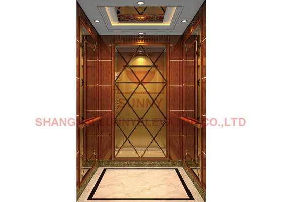 elevador luxuoso do elevador da casa de campo de 500mm Pit Depth Residential Home Elevators