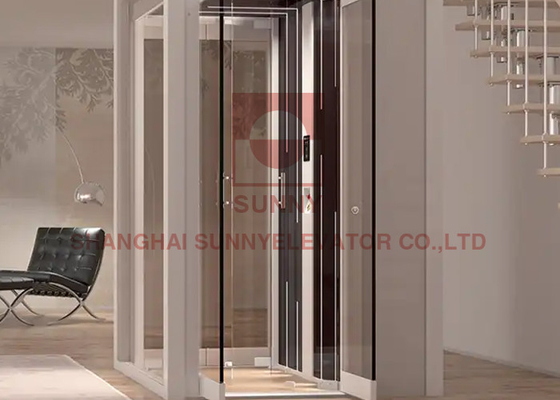 Elevador de vidro luxuoso do elevador hidráulico com a liga de aço inoxidável e de alumínio de alta qualidade