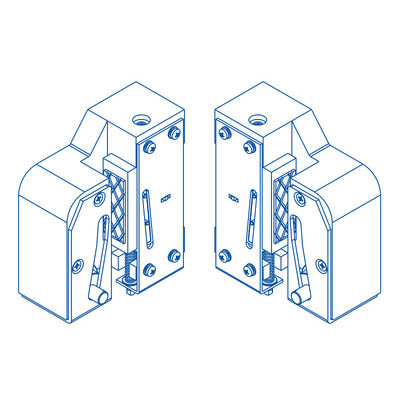 575-2800Kg P+Q Elevador Engrenagem de Segurança Progressiva Peças Sobressalentes