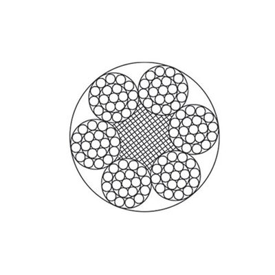 CHINA Ungalvanized Steel Wire Rope 6x19+IWR, 1570-1870MPa, 3-46mm, For Lifting & Dragging, High Breaking Load fornecedor