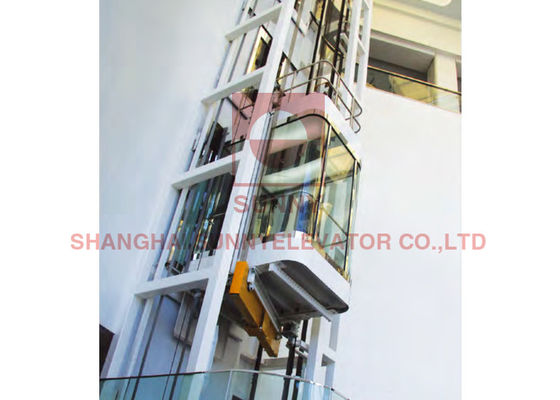 elevador 1600kg panorâmico Sightseeing com dispositivo da retardação