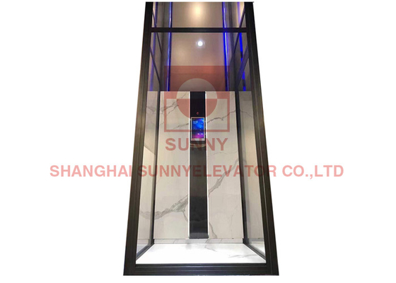 450kg personalizou o elevador residencial da casa do passageiro panorâmico