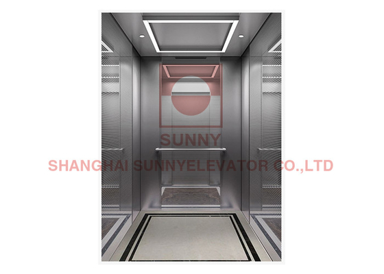 elevador do passageiro 1000kg com novo projeto moderno do carro do estilo