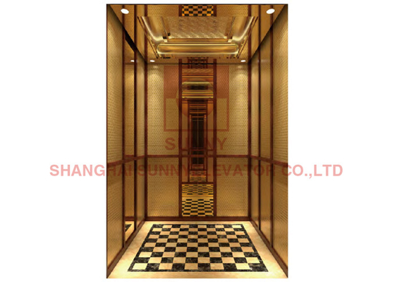 sala da máquina de 1.75m/S VVVF menos o elevador do passageiro da construção do elevador
