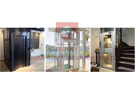 Passageiro de alumínio para casa Lift para casa barato 320kg 400g 450kg