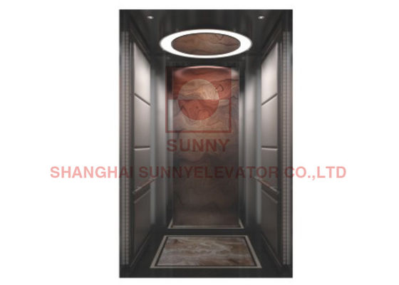 AC Drive 400KG Load Elevador residencial com porta de abertura central para uso doméstico confortável fornecedor