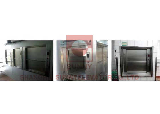 100~500kgs Restaurante Cozinha Alimentos Dumbwaiter Elevador Feight Elevador Elevador Para Hotel