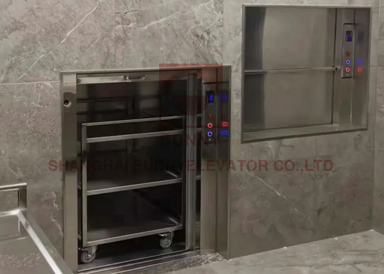 0.4m/S Kitchen Food Dumbwaiter Elevator com tecnologia de modulação de frequência VVVF