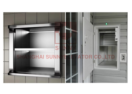 Garantia de 10 anos de vida útil para elevador de garçom estúpido com estrutura de aço galvanizado