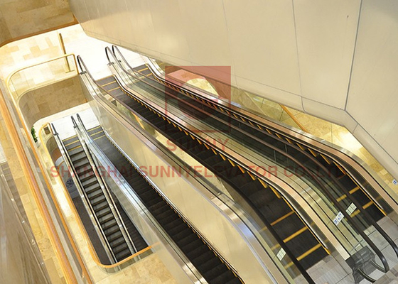 SUNNY Série Escalator de Transporte Público Com Manobras de Vidro Para Grande Fluxo de Passageiros