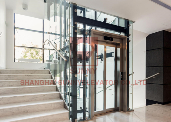 Premium Dois painéis Centro de abertura de porta de cabine de elevador - Operação automática suave
