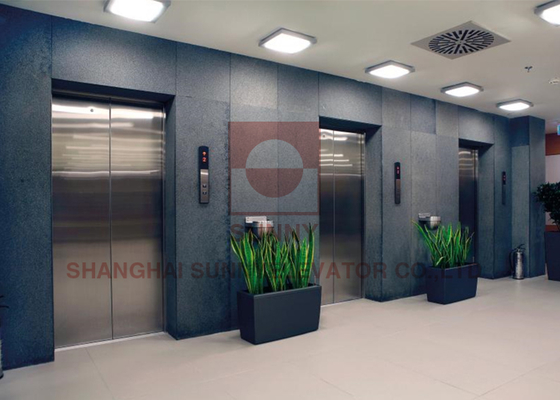 Porta de Cabine de Elevador com Abertura Central de 2 Painéis - Design Deslizante Suave e Silencioso