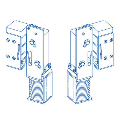 Largura de 9/10mm das Guias Trilhos de Segurança Eletrônicos Acessórios para Elevadores