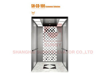 O elevador de aço inoxidável do painel parte a decoração da cabine para construções residenciais