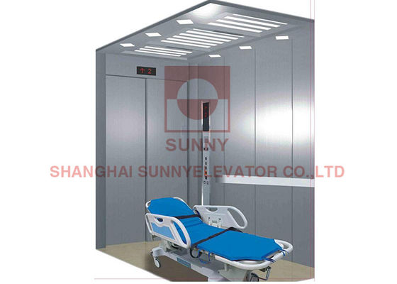 1600kg Carga 1,75m/s Velocidade Elevador hospitalar com design de cabine orientado para pessoas para uso médico fornecedor