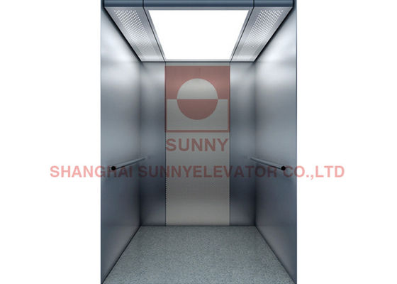 A linha fina SS faz à máquina o elevador Gearless da tração de Roomless 630kg
