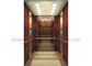 elevador residencial do elevador de 400kg VVVF com Rose Gold Etched Stainless Steel