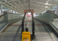 Escada rolante móvel dos passeios do aeroporto da largura do metro 800mm 35 graus