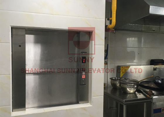 elevador elétrico do Dumbwaiter 200kg para a lavanderia do porão da cozinha do restaurante