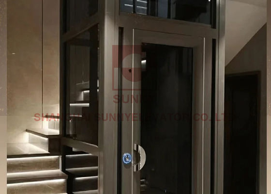 AC Drive 400KG Load Elevador residencial com porta de abertura central para uso doméstico confortável