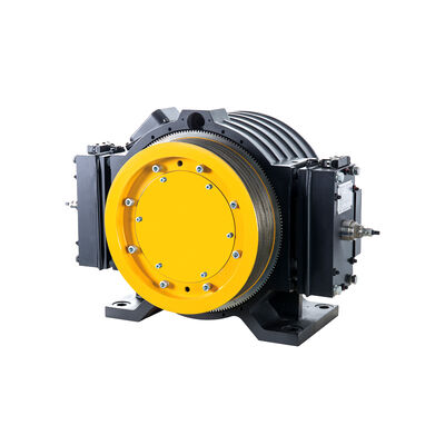 2:1 Relação de Tração 1.0~1.75m/s Velocidade Estrutura Compacta Peças de Reposição para Motor de Elevador Sem Engrenagem