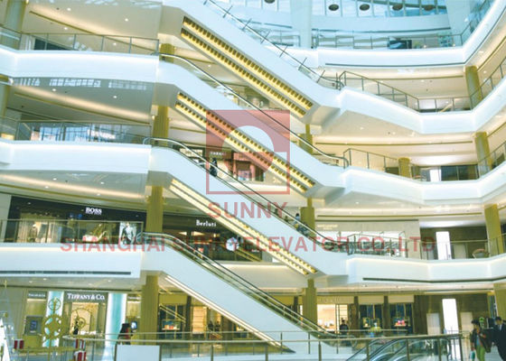 grande escada rolante interna da capacidade 1000kw com a largura da etapa de 1000mm de grande resistência