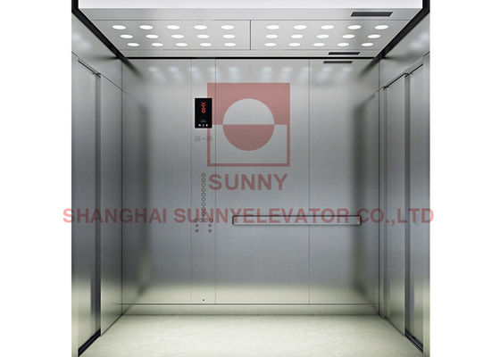 Elevador de cama hospitalar de aço inoxidável com carga de 1600 kg e velocidade de 1 ~ 2,5 m/s para transporte de pacientes
