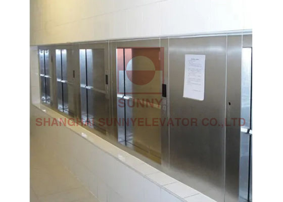 Espelho que grava o elevador portátil elegante do elevador do Dumbwaiter de 750lbs VVVF