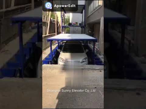 Pilha dobro da plataforma do sistema esperto hidráulico do elevador do estacionamento do carro da movimentação