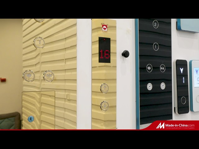 Display multimídia de elevador de 5 polegadas com resolução de 480px × 854px e fonte de alimentação de 18V DC ~ 36V DC